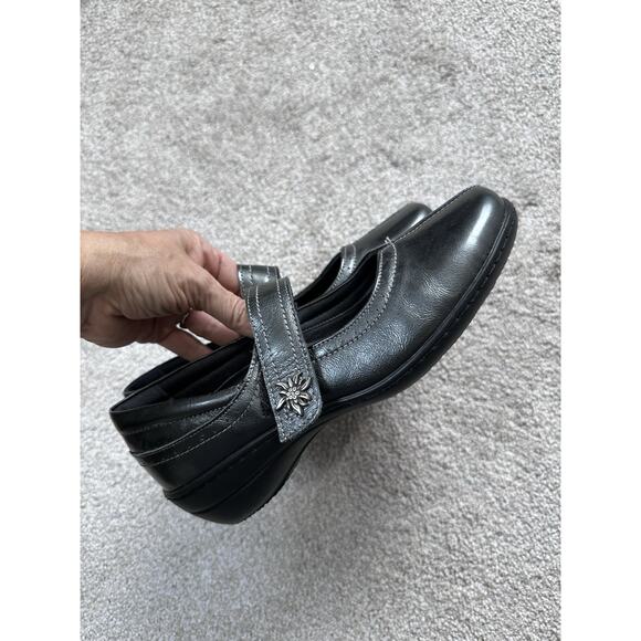 SPRING STEP Amparo Mary Jane Flat Shoes Charcoal 38 7.5 - Picture 5 of 9
